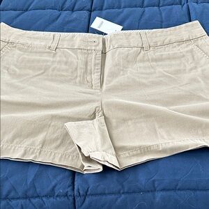 Loft Women's Tan Shorts, size 14, NWT